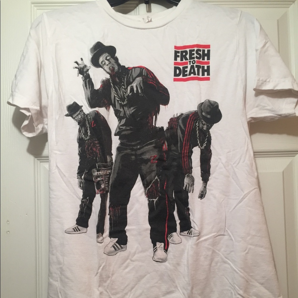 White “Fresh to Death” Tee